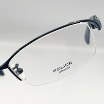 メガネフレーム POLICE ポリス V8774J COL.N22 ナイロール チタニウム メガネ 眼鏡 新品未使用 送料無料_画像6