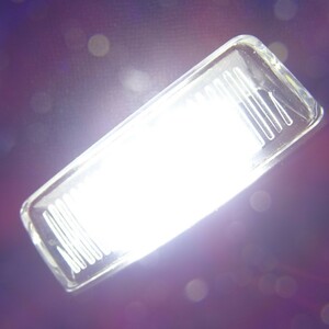 鬼白光! 一体型交換式 ! LED ナンバー灯 ライセンス ランプ　カローラランクス・アレックスTA-ZZE123 TA-NZE124 TA-NZE121 UA-ZZE124