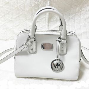 MICHAEL KORS マイケルコース ショルダーバッグ ハンドバッグ　2way ホワイト　美品　レディース