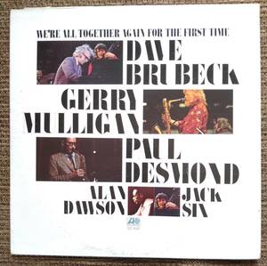 USオリジナル盤【Dave Brubeck】We're All Together Again For The First Time (Atlantic SD1641) /with Mulligan, Desmond