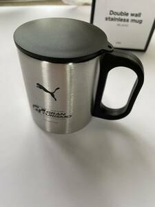 PUMA x GT ステンレスマグ　ブラック　蓋付　二重構造　Double wall stainless mug　グランツーリズモ