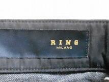 ★即決★【RING MILANO リングミラノ】 イタリア製 ブーツカットブラックデニムパンツsize27_画像5