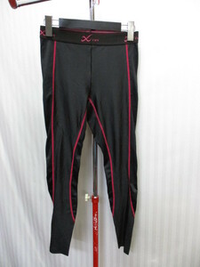 CW-X леггинсы SIZE L чёрный розовый спорт трико длинный трико спорт леггинсы внутренний брюки компрессионная одежда 09014