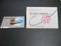 テレホンカード　未使用　１枚　祝　近鉄東大阪線開通記念_画像3