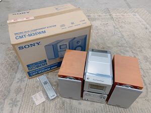 未使用長期保管品 SONY ソニー オールインワンコンポ ミニコンポ セットコンポ CMT-M35WM 引取歓迎/茨城 0912か9 K 140