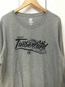 TIMBERLAND ティンバーランド コットン長袖Tシャツ ロンT プリント Tシャツ メンズXL 大きめ 良品