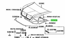 新品・未使用・純正品 トヨタ セルシオ UCF3# 30系 フロント フード インシュレーター ボンネット クリップ 10個付き_画像3