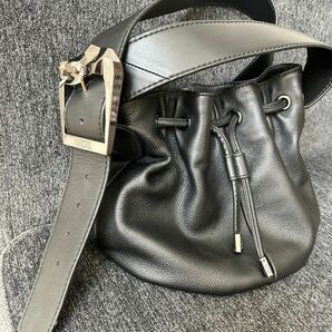 DIESEL レザーショルダーバッグ