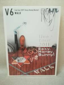 DVD『V6 / live tour 2011 Sexy.Honey.Bunny! WALK盤 4枚組』アイドル/ジャニーズ/森田剛/岡田准一/三宅健/長野博/ 08-8278