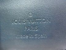 ■新品同様■ LOUIS VUITTON ルイヴィトン R20925 モノグラムマット アジェンダMM 6穴式 手帳カバー メンズ ネイビー系 AN2733_画像4