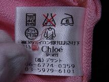 ■新品■未使用■ Chloe クロエ スポーツ コットン×アクリル 長袖 ポロシャツ トップス 表記サイズ L 洋服 レディース ピンク系 AR1082_画像5