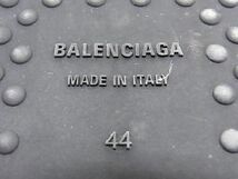■美品■ BALENCIAGA バレンシアガ ベロア スリッパ 表記サイズ 44 (約29.0cm) 靴 メンズ ブラック系 AQ3179_画像6