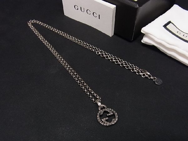 Yahoo!オークション -「シルバー ☆gucci☆ インターロッキングg