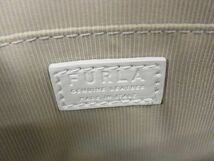 ■新品■未使用■ FURLA フルラ メトロポリス レザー クロスボディ ショルダーバッグ 斜め掛け レディース ホワイト系 AP6140_画像9