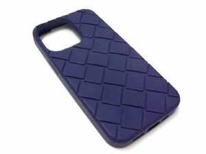 ■美品■ BOTTEGA VENETA ボッテガヴェネタ ラバー iPhone 13PRO 対応 アイフォンケース スマホケース パープル系 AP5633