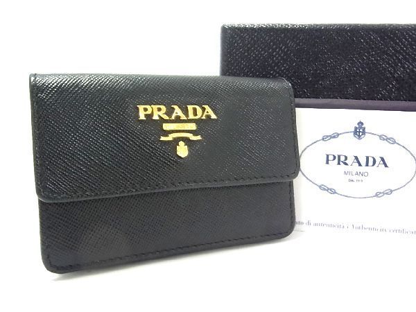 年最新ヤフオク!  プラダ prada カードケース サフィアーノ