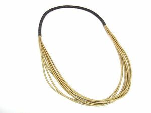 # ultimate beautiful goods # BRUNELLO CUCINELLI Brunello Cucinelli beads necklace accessory lady's gold group AQ4189