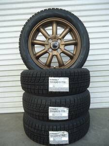 新品ヨコハマスタッドレス☆165/60R15☆デリカミニ ハスラー ソリオ ソリオバンディット フレアクロスオーバー キャストアクティバ☆4本