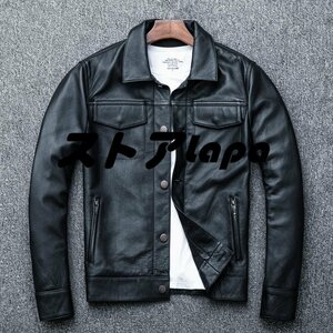 強くお勧め レザージャケット 本革 カウハイド 牛革 メンズファッション バイクレザー S～4XL L1181