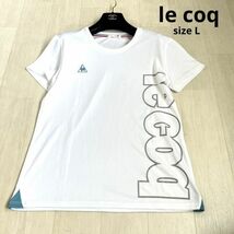 le coq ルコック　Lサイズ　スポーツウェア　スポーツ用品　トップス　半袖_画像1