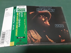 DONNY HATHAWAY　ダニー・ハサウェイ◆『ライブ』日本盤CDユーズド品