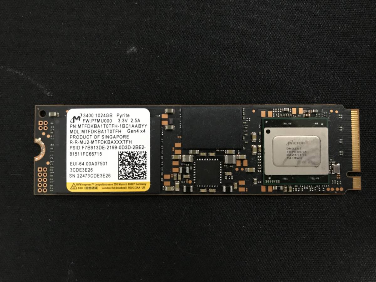 2023年最新】Yahoo!オークション -nvme 1tの中古品・新品・未使用品一覧