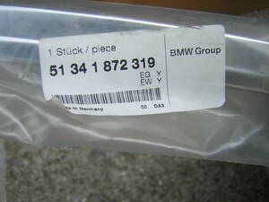 BMW E28 左リアアウター枠グリル 新品 51341872319 メッキ アルミ製