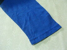 ssy7108 GAP ギャップ 長袖 Tシャツ カットソー ブルー ■ 無地 ■ Vネック シンプル コットン100 Sサイズ_画像7