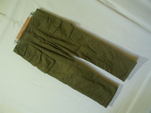 ssy7199 TAKEO KIKUCHI Takeo Kikuchi # cargo pants # cotton pants khaki green plain stretch material size 1/S