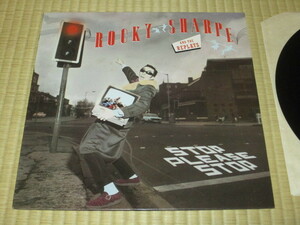 ROCKY SHARPE & THE REPLAYS ロッキー・シャーブ&ザ・リプレイズ STOP PLEASE STOP 英 LP 