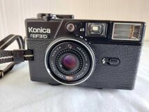 ★KONICA コニカ EF3D AUTO DATE カメラ HEXANON 35mm F2.8 レンズ●ブラック_画像2