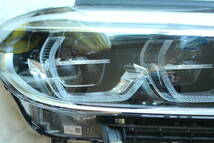 BMW 5シリーズ G30 G31 前期 右ヘッドライト LED 63117214964 純正 中古_画像3
