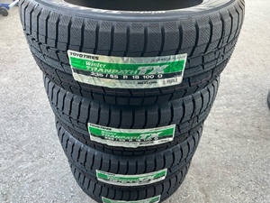  new goods studless 2022 year on and after manufacture 4 pcs set stock equipped domestic production Toyo Tire winter Tranpath TX 235/55R18 235/55-18 100Q