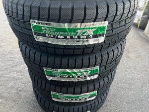  new goods studless 2023 year made 4 pcs set stock equipped domestic production Toyo Tire winter Tranpath TX 215/65R16 215/65-16 98Q