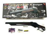 TERMINATOR 2/ターミネーター Shotgun/ショットガン M1887 8mmBB AIR SOFT GUN/エアソフトガン T2 ガスタイプ ガスガン トイガン (SER1214)_画像1