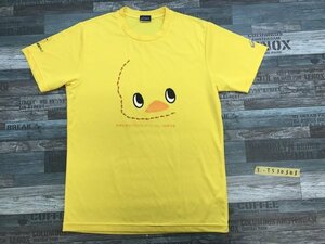 〈送料280円〉ASICS アシックス メンズ 全国小学生クロスカントリーリレー研修大会 ドライ 半袖Tシャツ 大きいサイズ XL 黄色