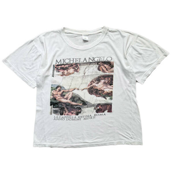 ビンテージ 90s ミケランジェロ アート Tシャツ サイズ XXL