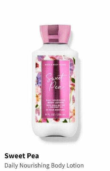 ◆ Bath&Body Works / バス&ボディワークス ☆ Sweet Pea スイトピー / ボディローション