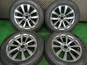 ☆送料無料☆バリ溝☆モーテック 18in 8.5J +46 PCD120 5穴 YOKOHAMA アイスガード G075 255/55R18 109Q 4本 BMW X5