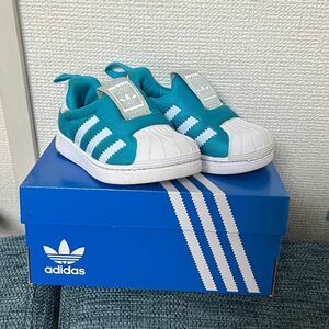 ★正規品美品 adidas(アディダス)スリッポンSST360I 12cm