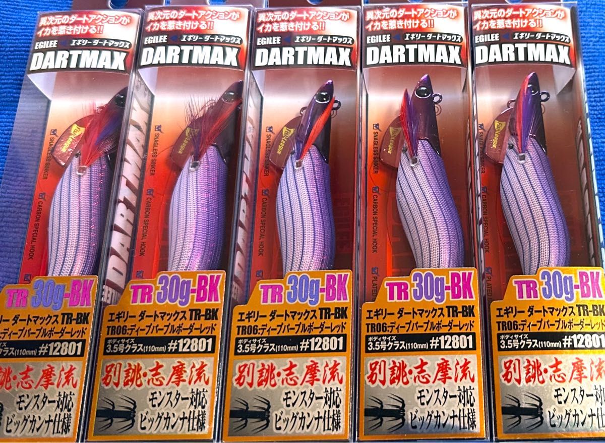 TR06】ダートマックスTR30g-BK ディープパープルボーダーレッド 3本-