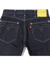 即決 送料無料 LEVIS RED LR505 A0184‐0000 W32 L32 新品 濃紺 リンス ストレート 2021モデル 麻混 定価13200円_画像5