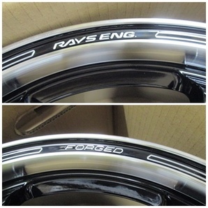 【1台分在庫有り】◆RAYS TE37 SB tourer 18×8.0J +30 6H-139.7 4本◆ 200系 ハイエース キャラバン NV350 レイズ ボルク SL SR LARGEの画像3