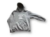 送料520円　OLD stussy TOKYO INT2 STUSSY オールドステューシー紺タグ　90s ビンテージ　パーカー　スウェットパーカー USA製 サイズL_画像2