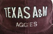 NCAA テキサス A&M大学 AGGIES 90s VINTAGE デッドストック ヴィンテージ スナップバック キャップ CAP SNAPBACK コーデュロイ アギーズ_画像4