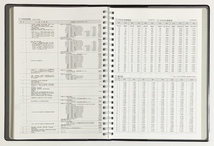 T514 ウィークリーダイアリー 2024年版 A5サイズ 大型手帳 160ページ ブラックカバー表紙 シンプルタイプ リング式 アピカ製_画像8