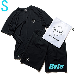 新品 送料無料 Sサイズ F.C.R.B. TRAINING TOP & SHORTSトレーニング トップ セットアップ Tシャツ ショートパンツ■F.C.Real Bristol 24SS