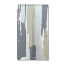 のれん 半間 暖簾 ピエゾ 筆模様 ペイントアート 紺×グレー TNR-0425_画像1