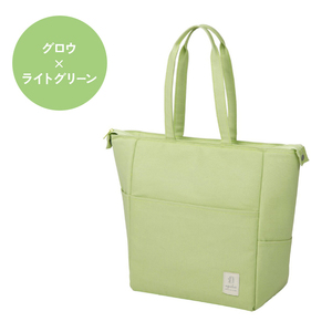  cooler bag Glo u| light green keep cool tote bag 310×170×350mm inset attaching floral print flower pocket . attaching M5-MGKPJ03855LGN