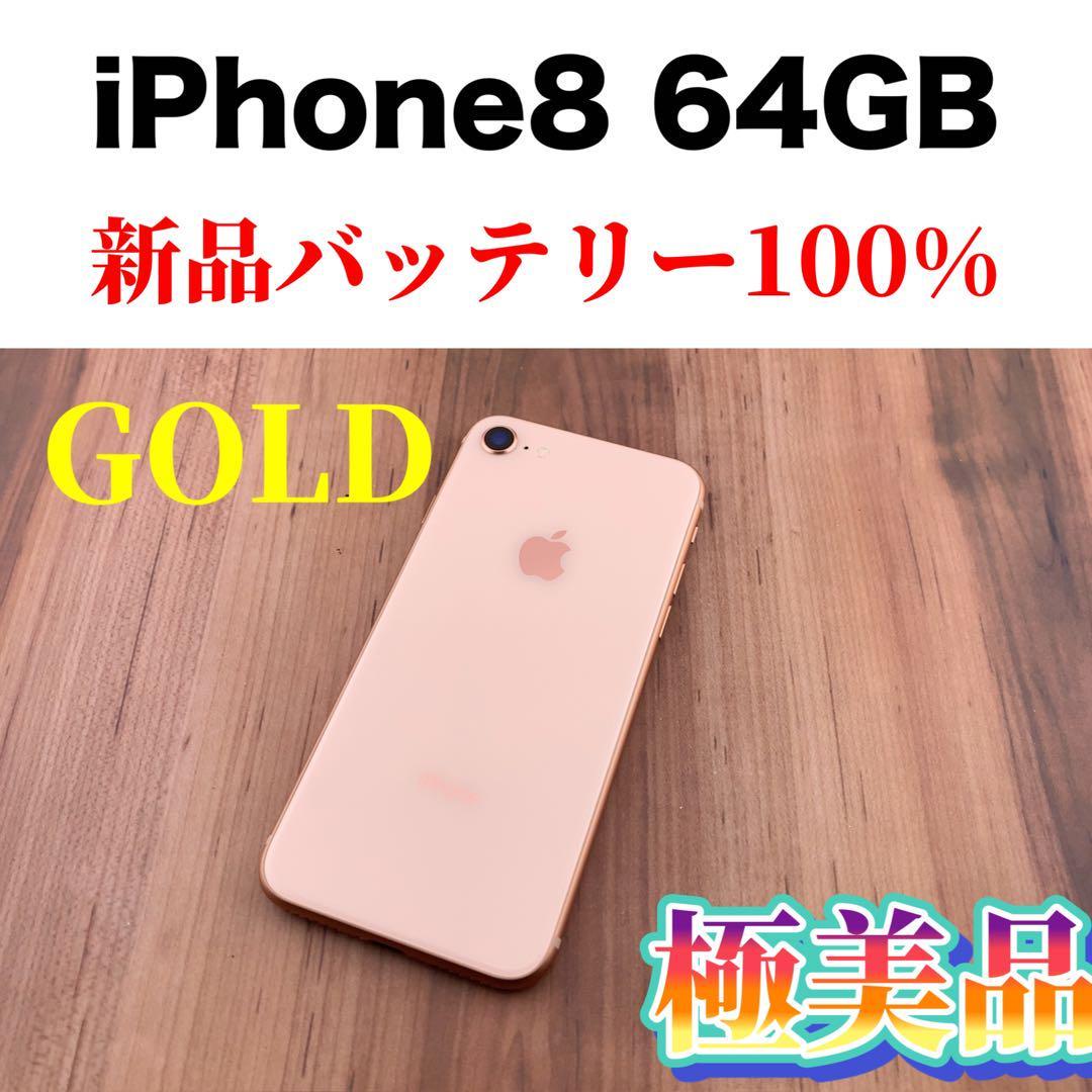 51iPhone 8 Gold 64 GB SIMフリー本体-